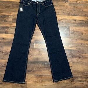rag & bone Women's Boot Cut Jeans - Dark Blue